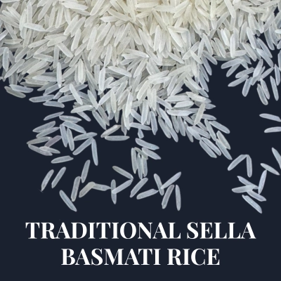 Traditional sella basmati rice