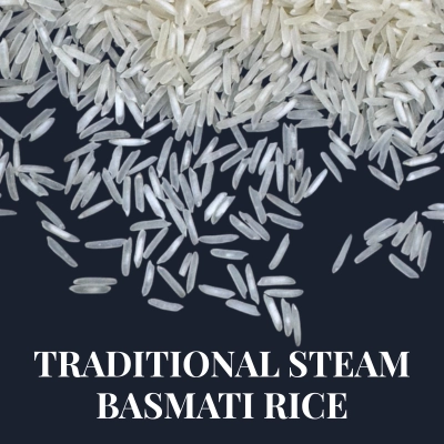 Traditional steam basmati rice