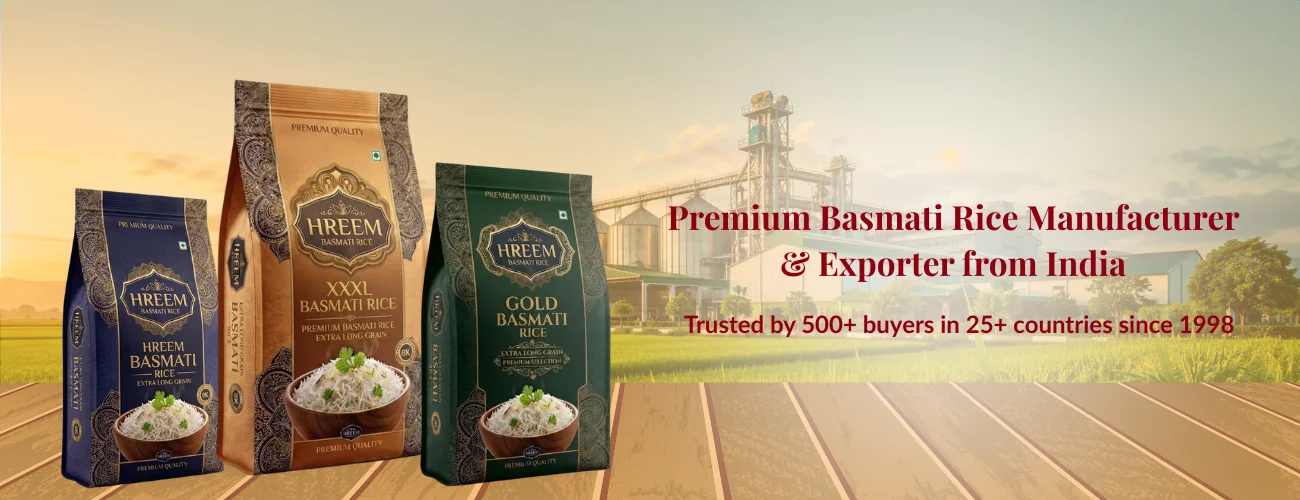 Premium Basmati Rice Manufacturer & Exporter from India