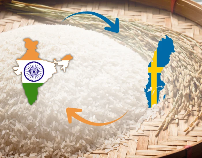 Rice Export to Sweden from India